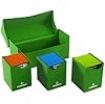 Imagen de Caja Organizadora De 3 Compartimentos - Triple Deck Holder 300+ Xl Green Gamegenic