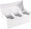 Imagen de Caja Organizadora De 3 Compartimentos - Triple Deck Holder 300+ Xl White Gamegenic