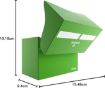 Imagen de Caja Organizadora De 2 Compartimentos - Double Deck Holder 200+ Xl Green Gamegenic