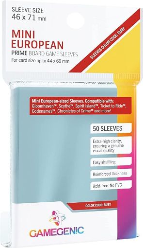 Imagen de Protectores De Tarjeta - Matte Mini European-sized Sleeves 46mmx71mm 50ct. Gamegenic
