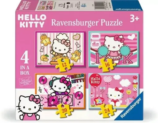 Imagen de Rompecabezas Hello Kitty 4 In A Box