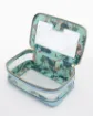 Imagen de Metallic Ligth Blue Tile Storage Bag